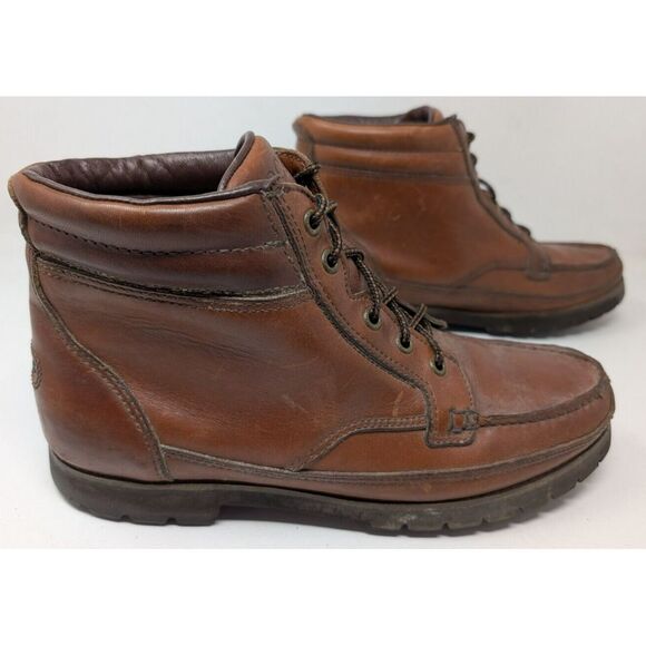 Rocky 3358 Gore-Tex Boots Mens 10 M Brown Leather Hiking Chukka‎ Ankle Vibram